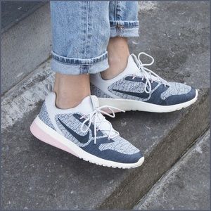 Nike Women's Original CK Racer Armory Blue/Navy Silver Gray Pink 916792-400